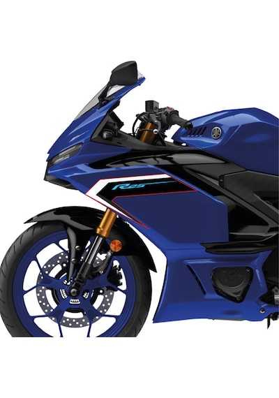 Yamaha Yzf R25 Mavi 2025 Model Sol Yan Grenaj Sticker