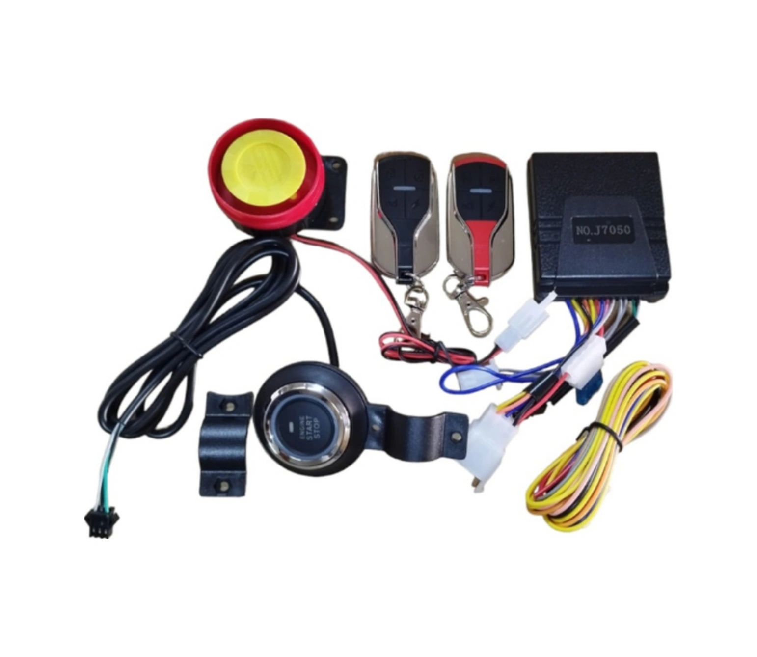 Motosiklet Anahtarsız Start - Stop Motosiklet Alarm Seti Uzaktan Çalıştırmalı