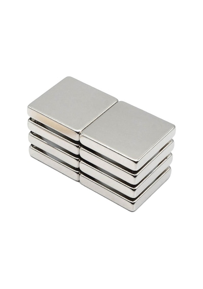 25x25x5 Mm Kare Neodyum Mıknatıs - N35 4 Adet