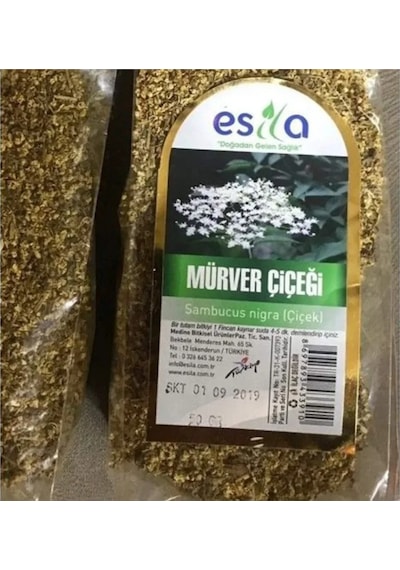 Tedar Poşet Mürver Çiçeği 50 Gr. Najmaddin Standart