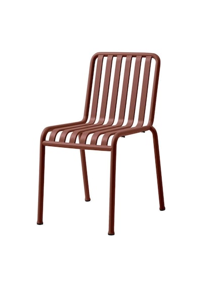 Hay Palissade Dış Mekan Sandalyesi Şık Bahçe Ve Teras Sandalyesi, Ronan & Erwan Bouroullec Bordo