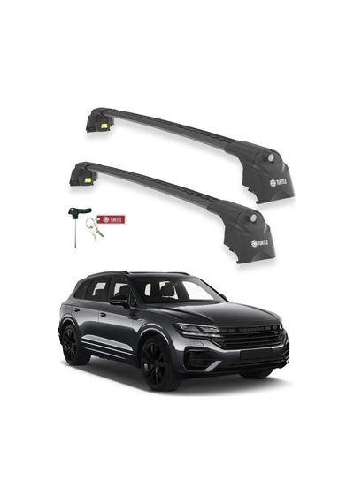 Turtle Volkswagen Touareg Cr 2019-2023 Ara Atkı Air2 Siyah
