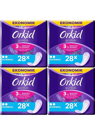 Orkid Günlük Ped Normal 4 x 28'li