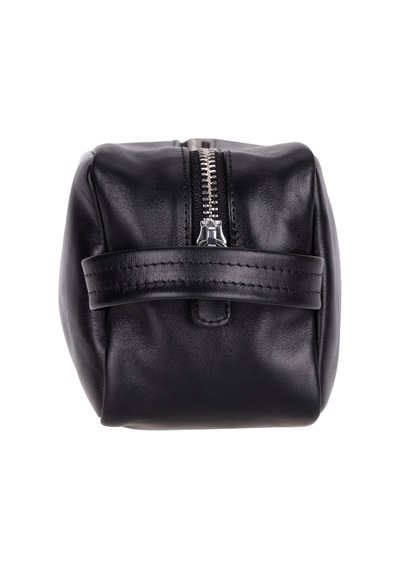 Bloominbag Bloombiel Obsidian Siyah Hakiki Deri Seyahat Ve Makyaj Çantası