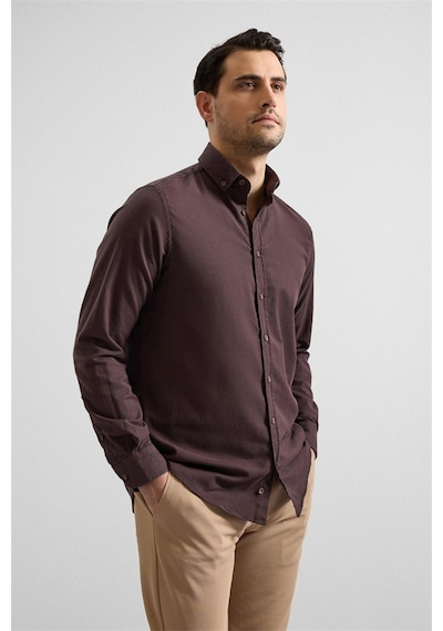 Süvari Koyu Kahve Regular Düğmeli Yaka Düz Cepsiz Casual Gömlek Gm2025300051-kh9 Koyu Kahve Süvari Koyu Kahve Regular Düğmeli Yaka Düz Cepsiz Casual Gömlek Gm2025300051-kh9 Koyu Kahve