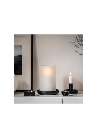 Ikea Hedervärd Fener 22 Cm Şeffaf - Siyah