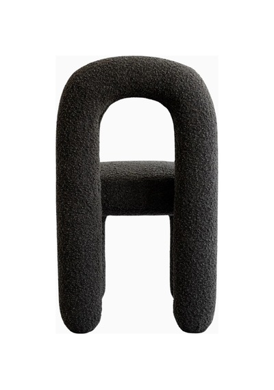 101 Copenhagen Daiku Dining Chair Koyu Gri, Dekoratif Modern Tasarım Yemek Sandalyesi