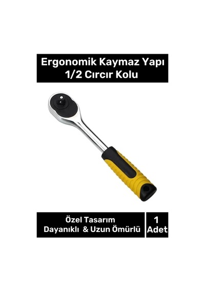 Özel Üretim Ayarlanabilir Dayanıklı Paslanmaya Karşı Koruma Ergonomik Kaymaz Yapı 1/2 Cırcır Kolu