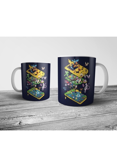 Pixxa Pokemon Nintendo Gameboy Kupa Bardak Model 1