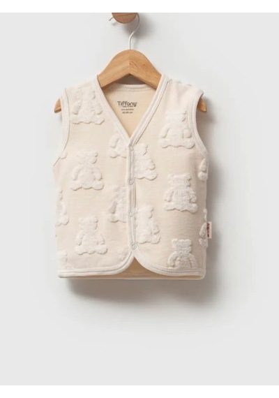 Tiffany Tekstil Tiffany Yelek Puffy Big Bear Theme Ekru