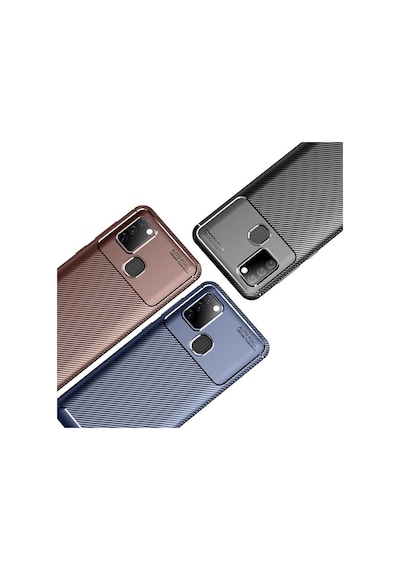 Samsung Uyumlu Galaxy A21S Kilif Karbon Silikon Case 389836673