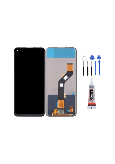 Tecno Spark 7 Pro Lcd Ekran Dokunmatik Tamir Seti Yapıştırcı Set Yedcom