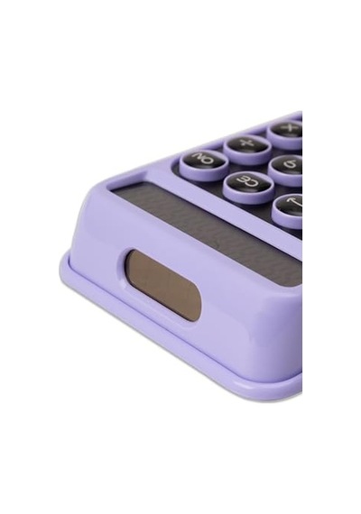 Renkli Ve Işık Enerjili Hesap Makinesi - Bl2122 Mor 124-Pembe
