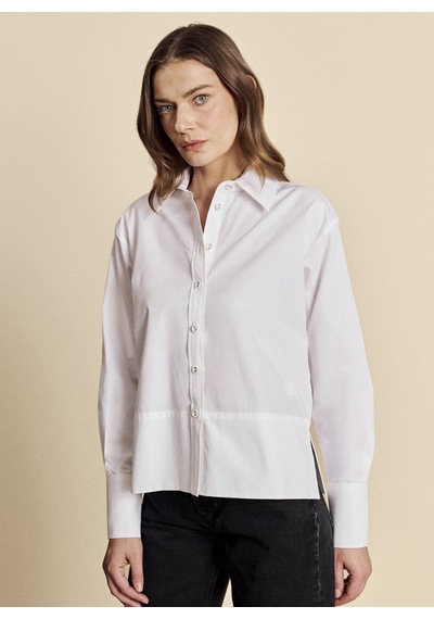 Brooks Brothers Beyaz Kadın Regular Fit Gömlek Bbfw26fsh001