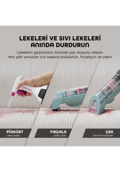 Kablosuz Leke Çıkarma Aleti İle Kolay Temizlik