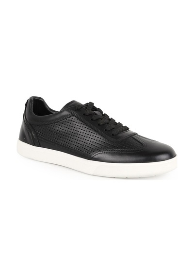 Lbr Erkek Sneaker Siyah %100 Hakiki Deri Lazer Delik Detaylı Bağcıklı Beyaz Kauçuk Taban Günlük Ayakkabı H1123 Lbr Erkek Sneaker Siyah %100 Hakiki Deri Lazer Delik Detaylı Bağcıklı Beyaz Kauçuk Taban Günlük Ayakkabı H1123