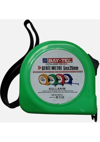 Yüksek Kalite 5 Metre Renk Renk Şerit Metreler Tekli 5 M Diğer