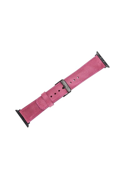 Apple Watch Uyumlu Deri Kordon 38-40-41mm Tn08 Pembe Diğer