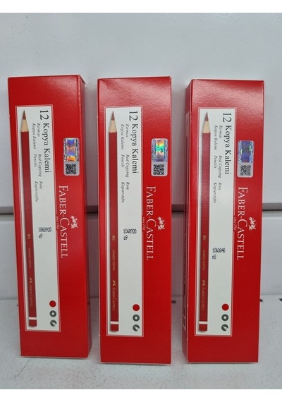 Faber-castell Kopya Kalemi Kırmızı 36 Adet Kırmızı