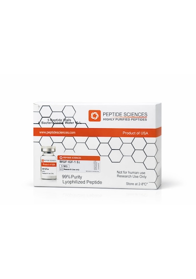 Peptide Sciences Mgf Igf-1 Ec 5 Mg Research Kit