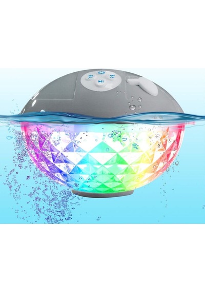 Su Geçirmez Yüzen Rgb Bluetooth Hoparlör Bt601 Led Işıklı Havuz & Duş Hoparlörü