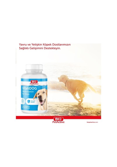 Biopet Active Vıtalıdog 150 Tabs Vitamin Tablet