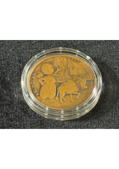 Darphane 2009 Keloğlan Bronz Okside Hatıra Sikke Çil Kapsül İçinde Sertifikalı