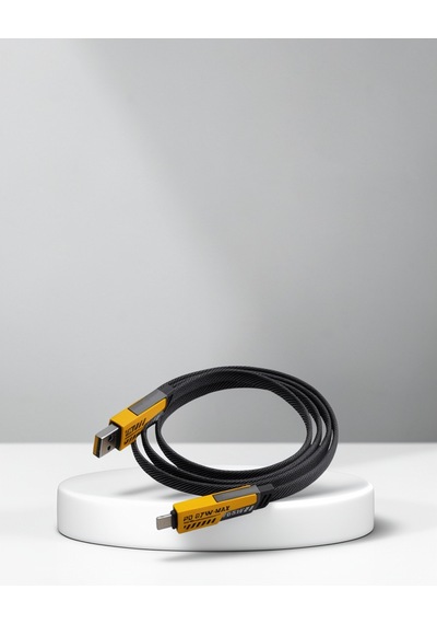 Örgülü Şarj Kablosu 65w 4'ü 1 Arada Usb-c Usb-a Çoklu Dayanıklı 0