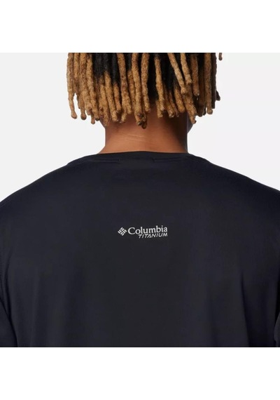 Columbia Ao8179 Summıt Valley Ls Crew Uzun Kol Tişört Siyah-siyah Siyah
