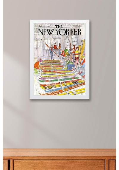 The New Yorker Çerçeveli Tablo January 21 1980