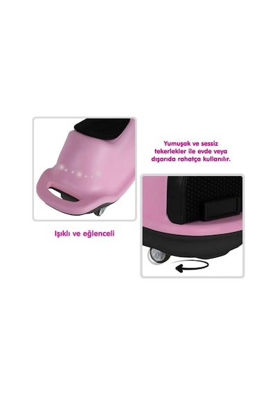 İlk Arabam Turbo Bin Git - Müzikli Ve Işıklı Gelişim Destekleyici Eğitici Çocuk Arabası Pembe