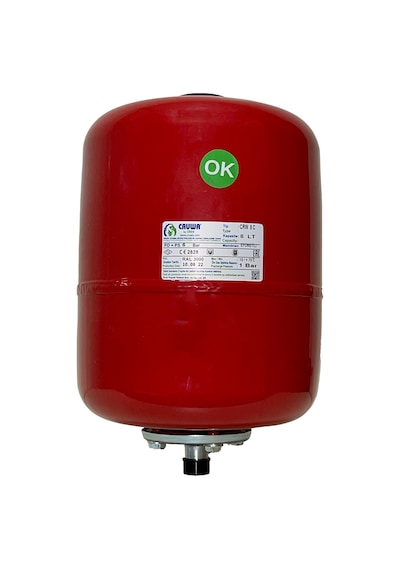 Cruwa Crw8s 8 Litre 0-10 Bar Silindirik Tip Hidrofor Ve Genleşme Tankı