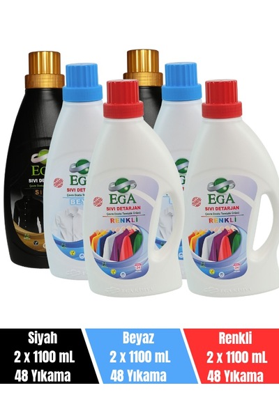 Sıvı Yıkama Deterjanı 6x 1100 Ml 6 L