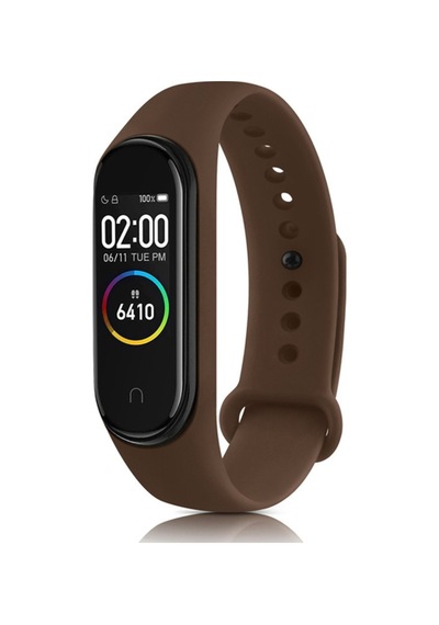 Mi Band 4 Klasik Kordon - Kahverengi Ahşap