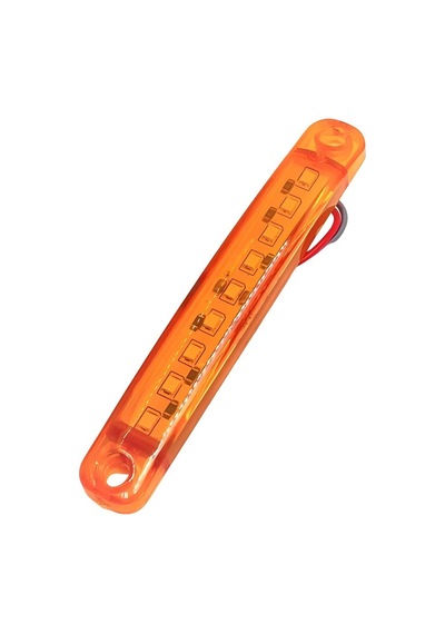 10 Adet 9 Led'li Parmak Led Turuncu Kamyon Tır Ve 12/24 Volt Araçlar Aksesuar Dorse & Etek Lambası