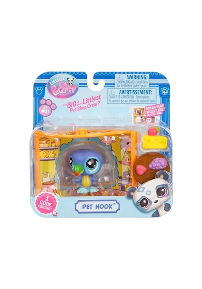 Sunman Littlest Pet Shop Minişler Figür Set Pet Nook G7 31 Papağan 00592 Minişler
