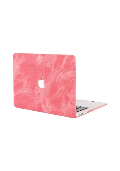 Apple Uyumlu MacBook Air Kılıf 13 İnç Kaplama Fabric01 Kumaş Eski Usb'li Model 2010-2017 A1369 A1466 İle Pembe