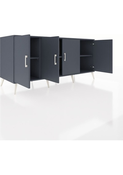 Kronos Konsol 3 Raflı 4 Kapaklı 176x59x83 Antrasit-antrasit/antrasit Antrasit/antrasit Kronos Konsol 3 Raflı 4 Kapaklı 176x59x83 Antrasit-antrasit/antrasit Antrasit/antrasit