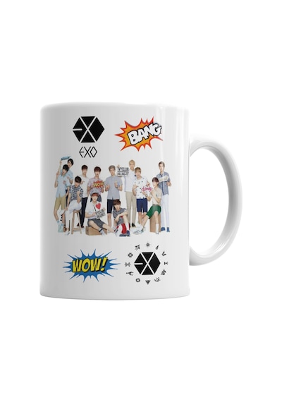 Exo Planet Kupa Bardak Porselen No35282 Karışık