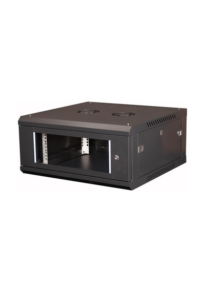 - 4u 19\" Duvar Tipi Rack Kabinet Genişlik: 600 Mm Derinlik: 600 Mm Siyah