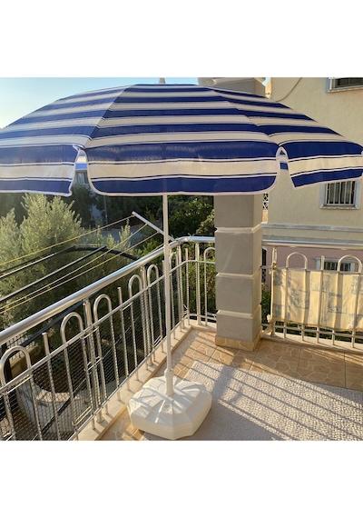 Plaj Şemsiyesi Eğilebilir 200x200 Ölçü Mavi