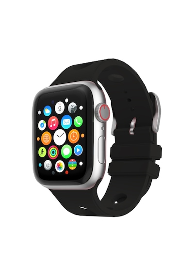 Apple Uyumlu Watch  10-11 42mm Kordon 1/2/3/4/5/6/se/7/8/9 38-40-41mm Kd-143 Silikon Kordon