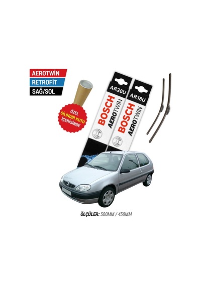 Bosch Aerotwin Citroen Saxo Silecek Takımı (1996-2003)