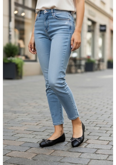 Dosa Shoes Kadın Fiyonklu Babet-siyah Süet Siyah