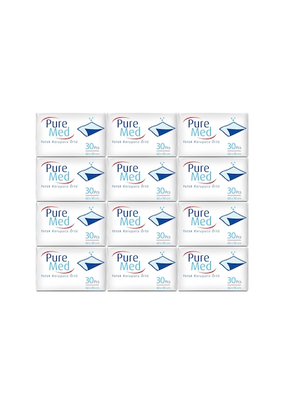 Puremed Hasta Yatak Koruyucu 12 x 30'lu 60 x 90 CM