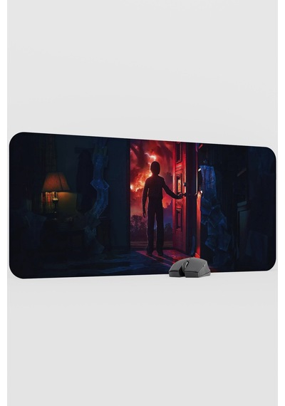 Stranger Things 2 V4 90x40 Xxl Gaming Kauçuk Kaymaz Taban Mouse Pad Fare Altlığı