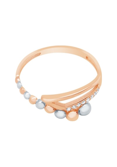 Diamond Line - Gülaylar - Pembe Beyaz Altın 14 Ayar Koleksiyon Yü