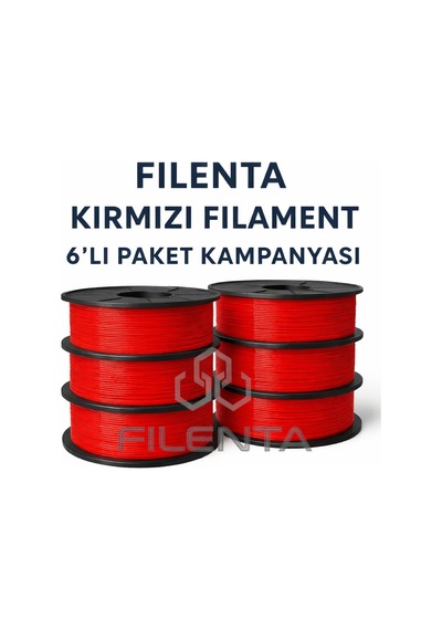 Kırmızı Pla Premium Filmanet 6'lı Set