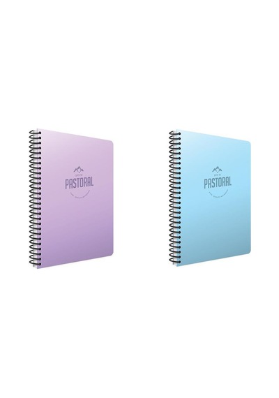 Gıpta Pastoral 60 Yp. A4 Spiralli Pp. Kapak Defter Seti Çizgili 2'li
