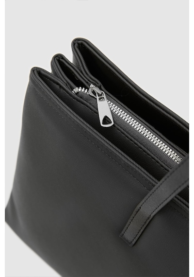 Shule Bags 15" Twill Dokulu Teknik Kumaş Laptop Çantası Siyah
